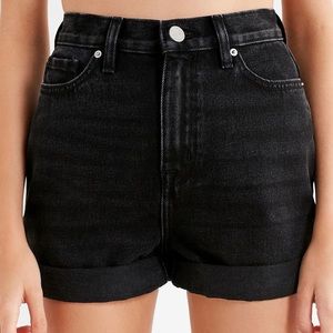 BDG urban outfitters black denim shorts